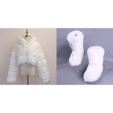 Load image into Gallery viewer, Fur Boots and Coat Set
