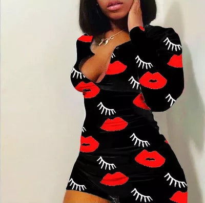 Red Lips Onesie