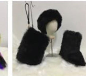 Fur Boots Set